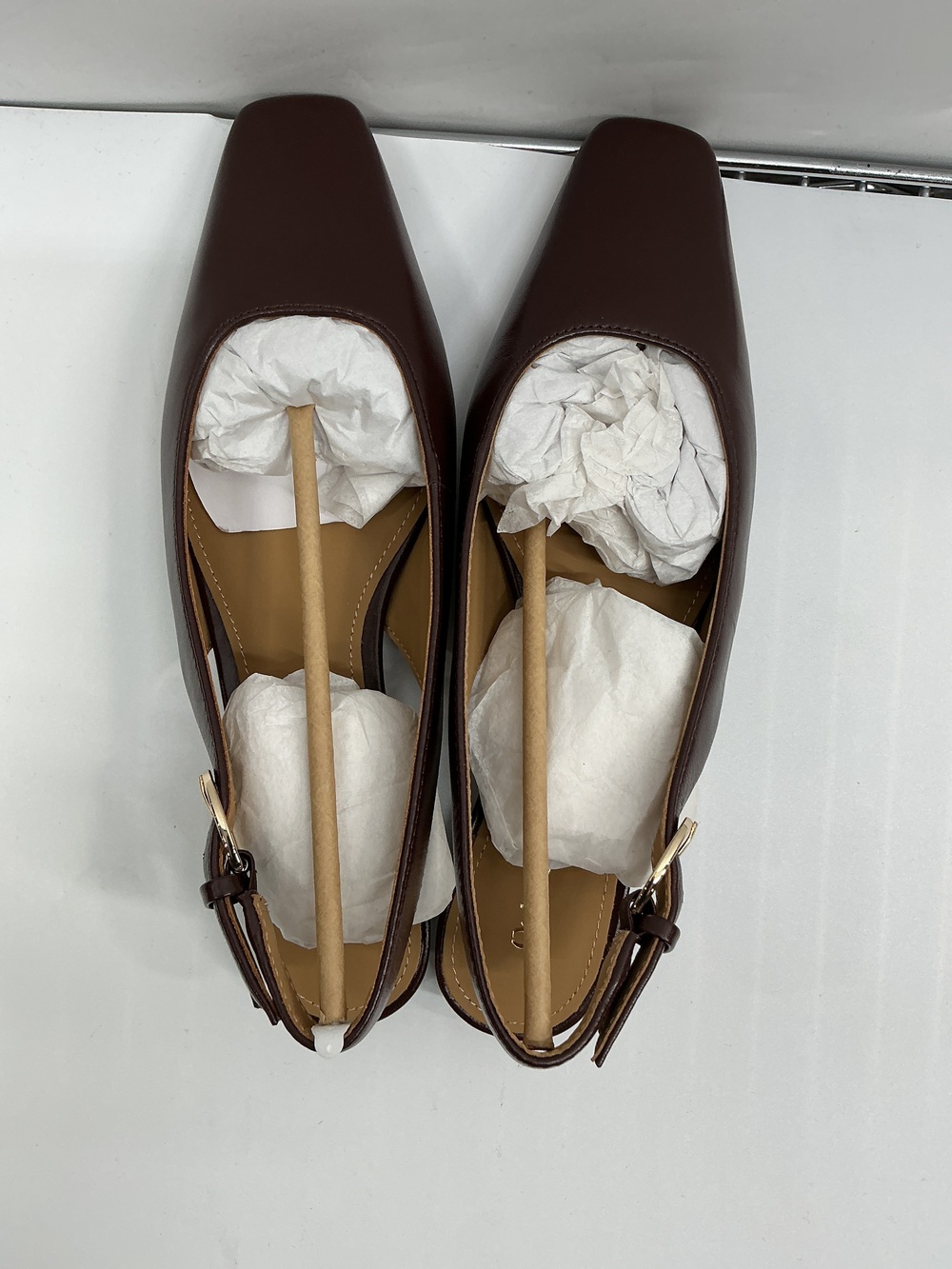 Italian Leather Slingback Flat